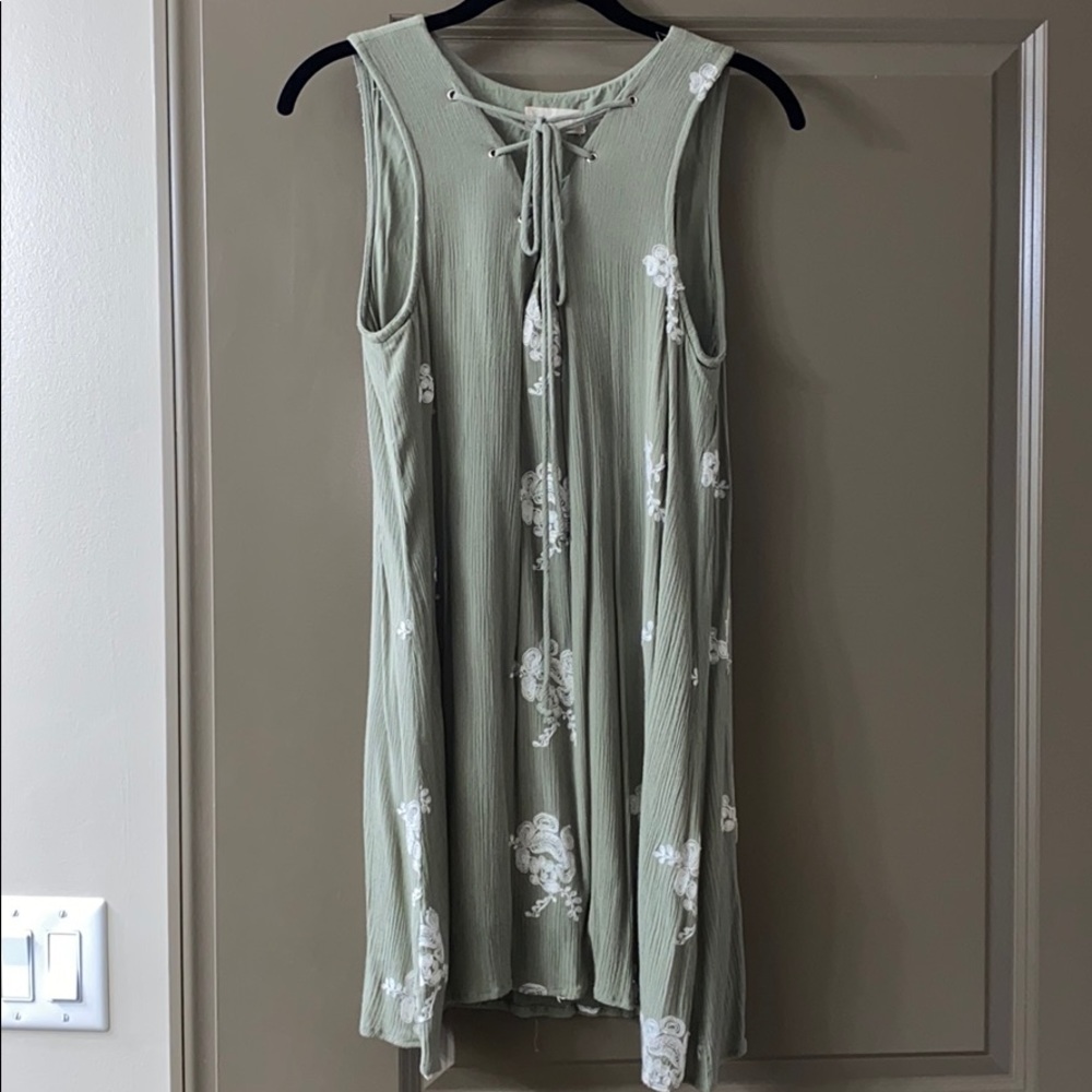 Altar’d State Olive Green Dress
